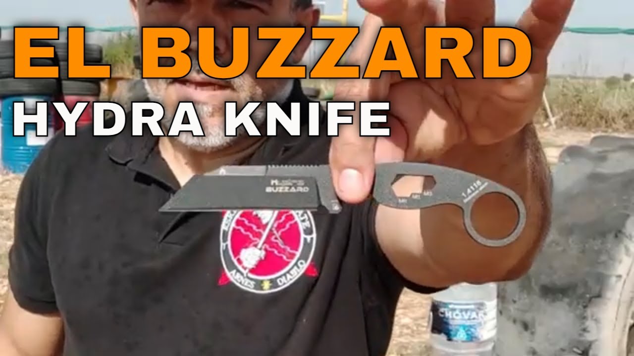 ✳️ HYDRA KNIFE BUZZARD prueba de corte y penetracion.