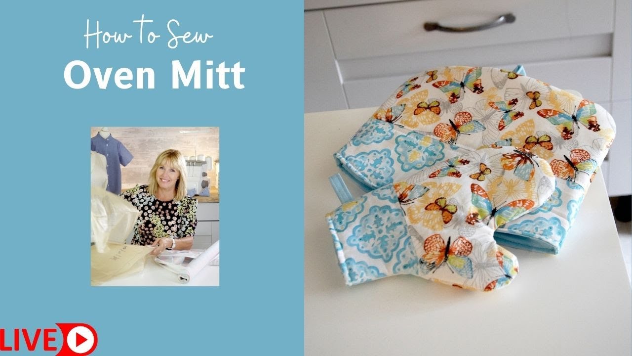 Debbie Shore live chat 03/04/21, how to sew an oven mitt