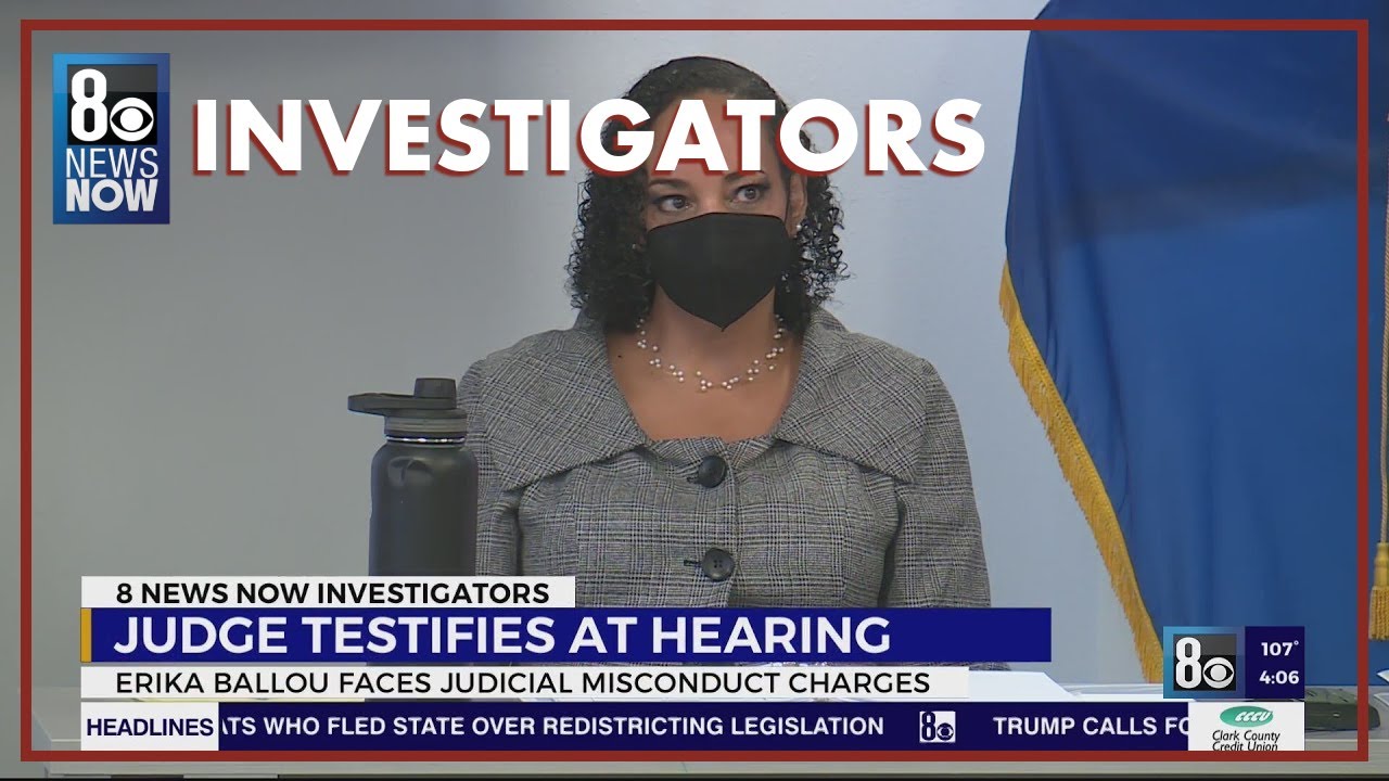 Las Vegas judge, facing discipline, defends herself at hearing