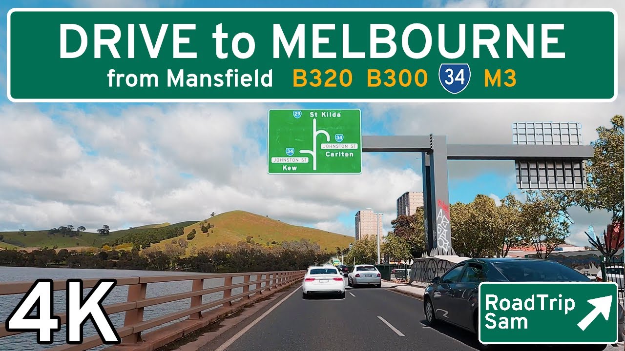 Drive to Melbourne - from Mansfield, Victoria - 🇦🇺 4K / Raw Audio / POV