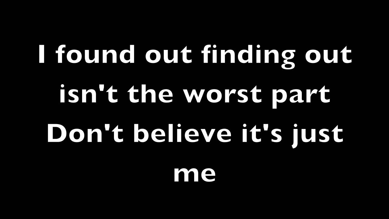 We Are The In Crowd- Both Sides of the Story (lyrics)