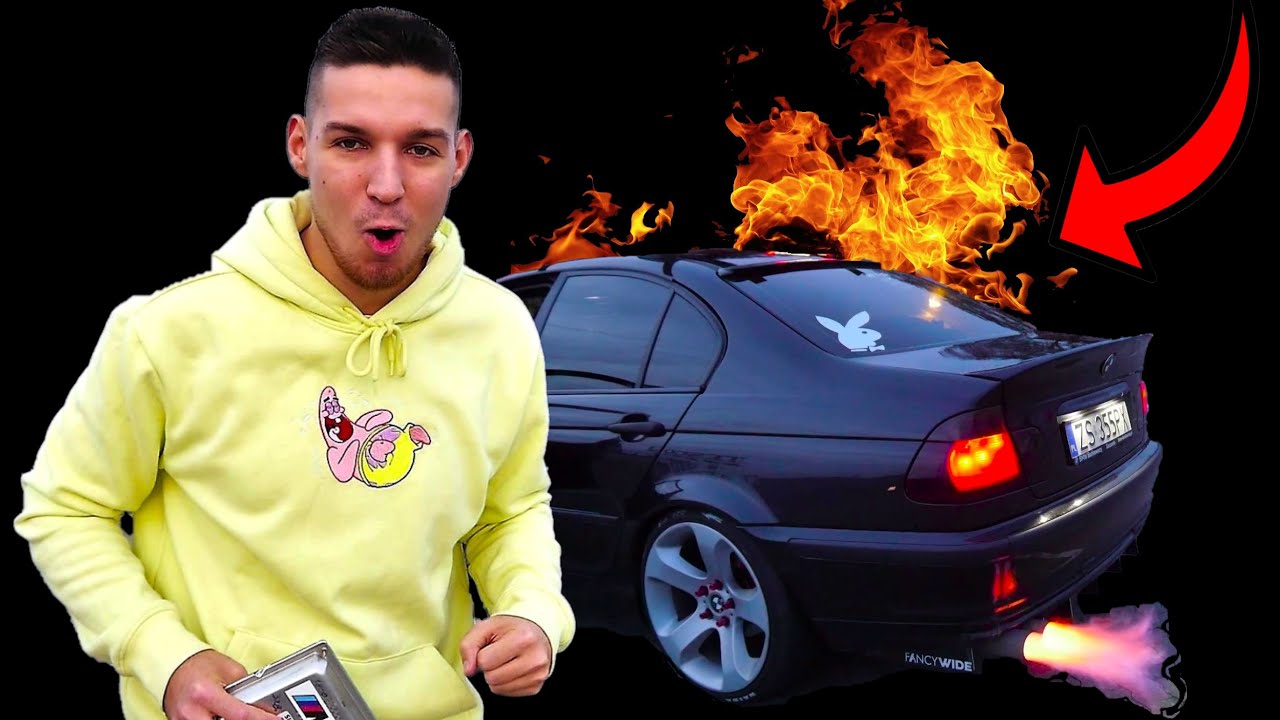 CO ZROBIĆ ŻEBY TWOJE AUTO WALIŁO OGNIEM Z WYDECHU!!!  BMW
