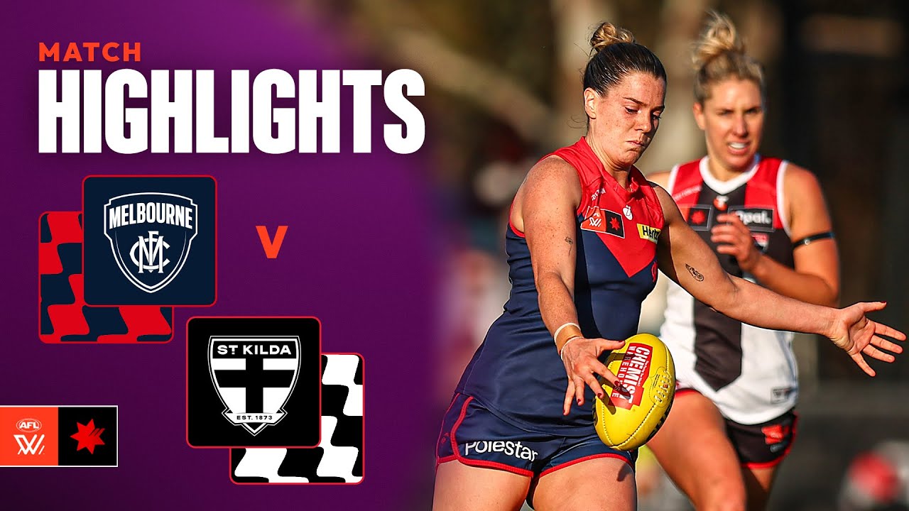 Melbourne v St Kilda Highlights | Round 2, 2025 | AFLW