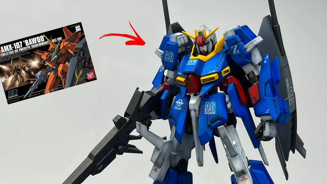 I TURNED HG 1/144 Bawoo into a Gundam