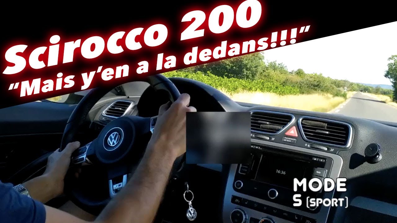 ESSAI - Scirocco R 2.0 TSI 200  Mais ca pousse dit donc !!!