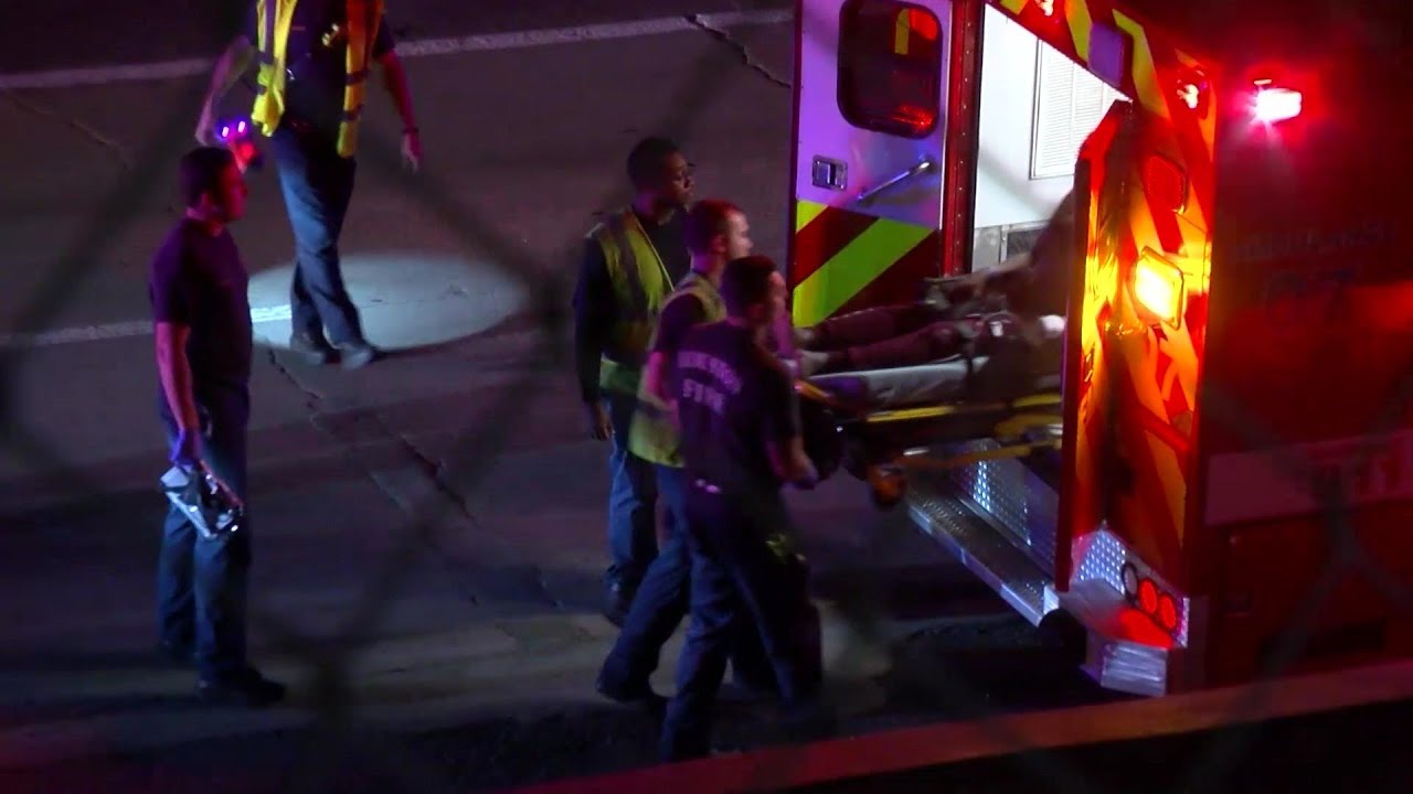Woman falls out of car on Houston freeway