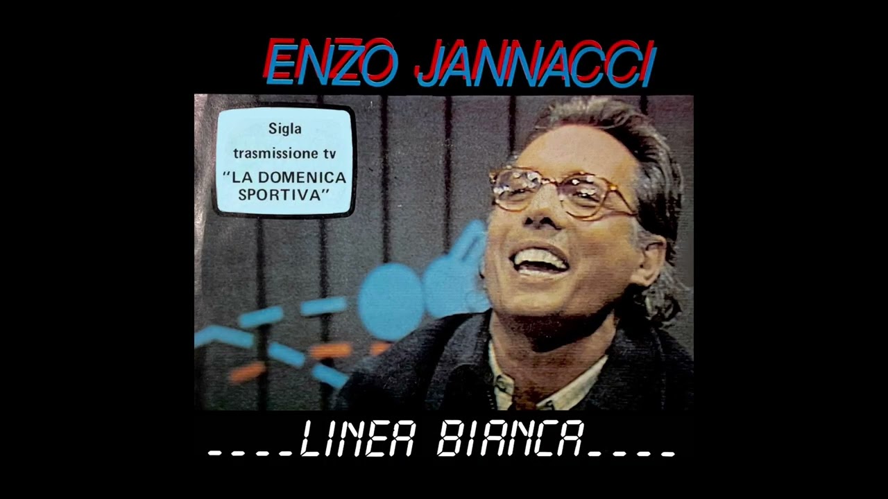 Enzo Jannacci - Linea Bianca (sigla “La Domenica Sportiva” 1983/84 • 45 giri)