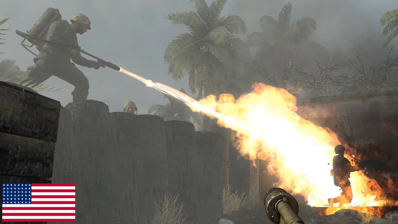 Pushing Inland, Peleliu - Sept. 15th, 1944 | World at War Pt. 5 | (Realism Mod)
