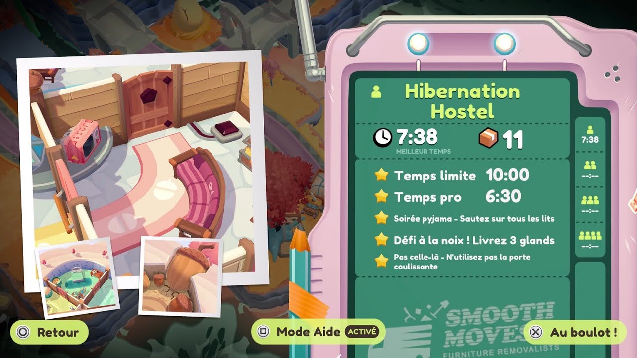 Moving Out 2 - Plein-Ch&acirc;teau : Hibernation Hostel [Mode Aide]