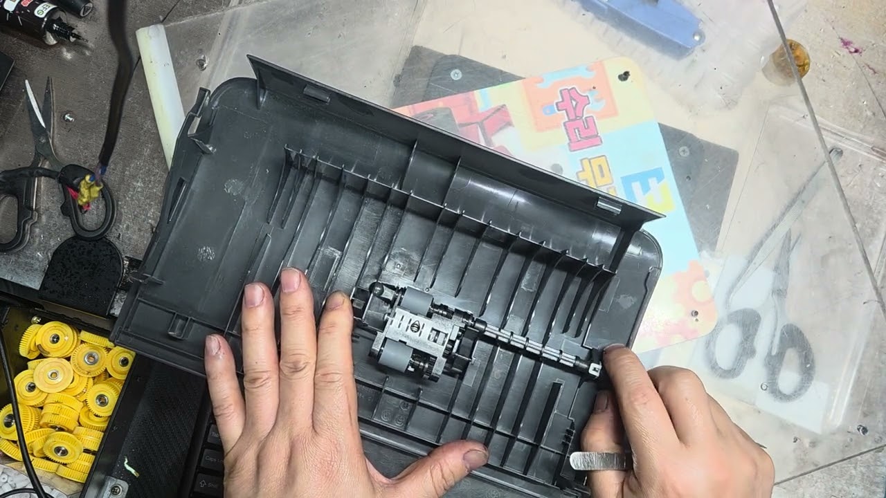 Hp8710 100만장 사용프로젝트  adf 급지 장탈착