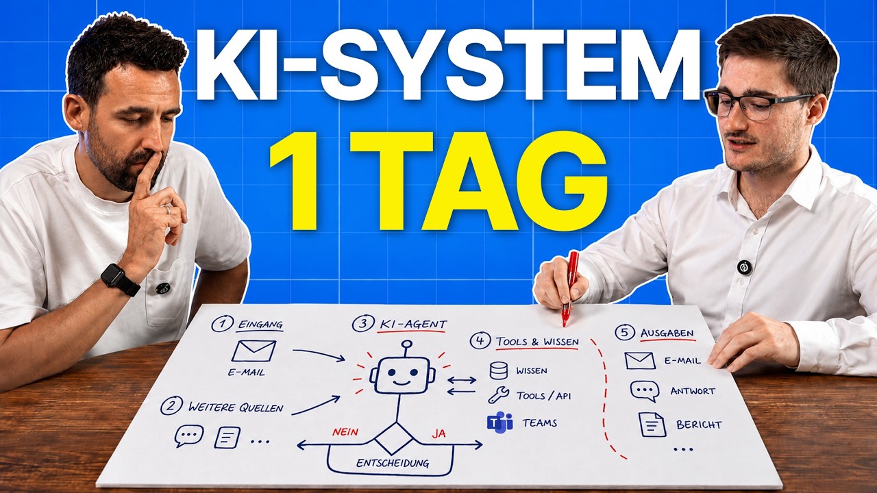 KI-System f&uuml;rs Business an einem Tag, ohne zu programmieren | Ein Tag, ein System #1