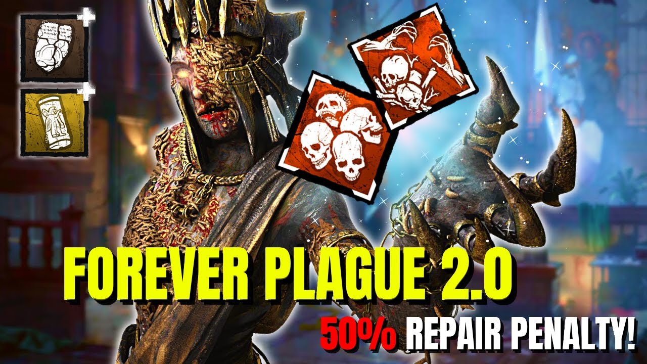 Dead By Daylight-Forever Plague Build 2.0 | Pentimento & Thana Is The Perfect Combo! Super Slow Gens