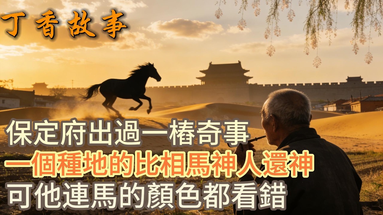保定府出過一樁奇事，一個種地的比相馬神人還神，可他連馬的顏色都看錯|民間故事|丁香故事