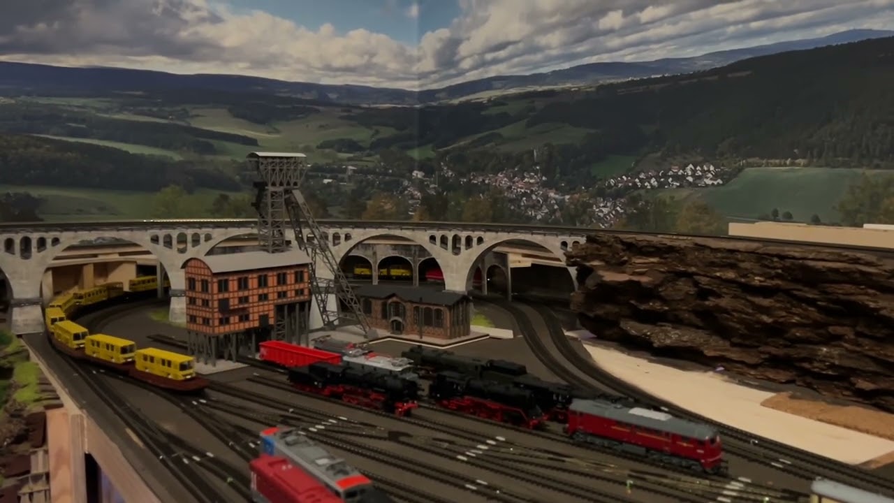 TT Modellbahn Ausfahrt Schattenbereich