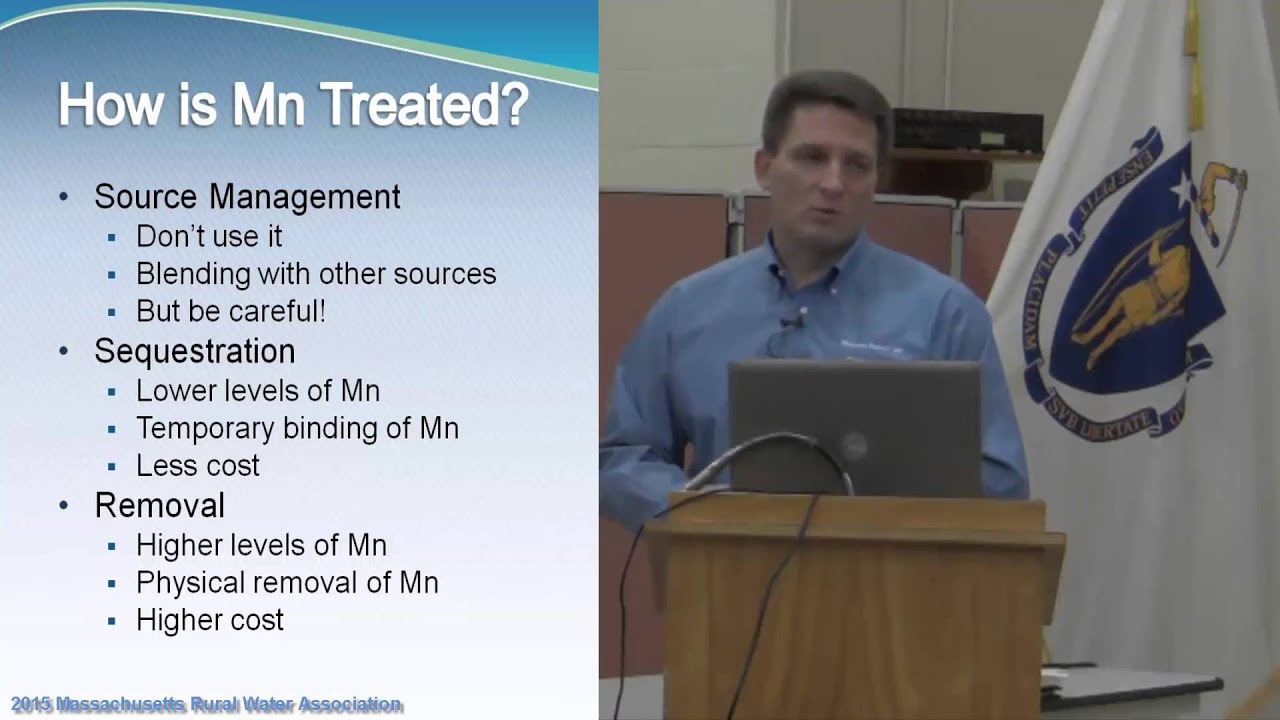 Manganese in Drinking Water by Richard Protasowicki, Wright-Pierce