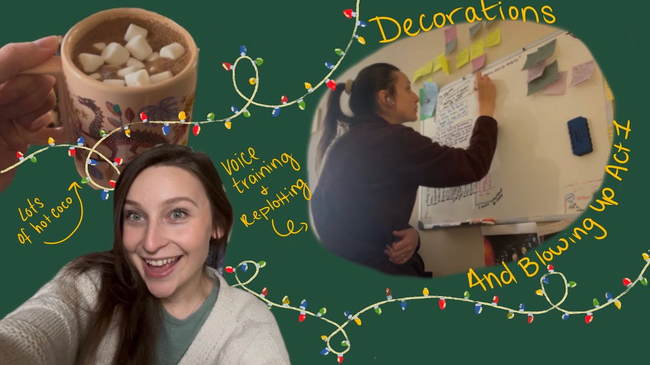 📚 Cozy Weekend Vlog! ~ Writing Draft 2 📚