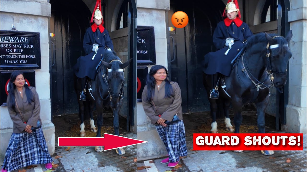 😳SHE Knew It Wasn’t Allowed❌ Tourist Enters Guard’s Box & Gets YELLED At!‼️