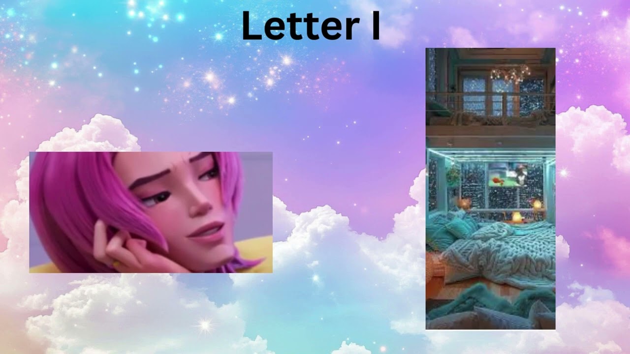 Your name’s first letter, your K-pop demon, hunter character ￼ and bedroom