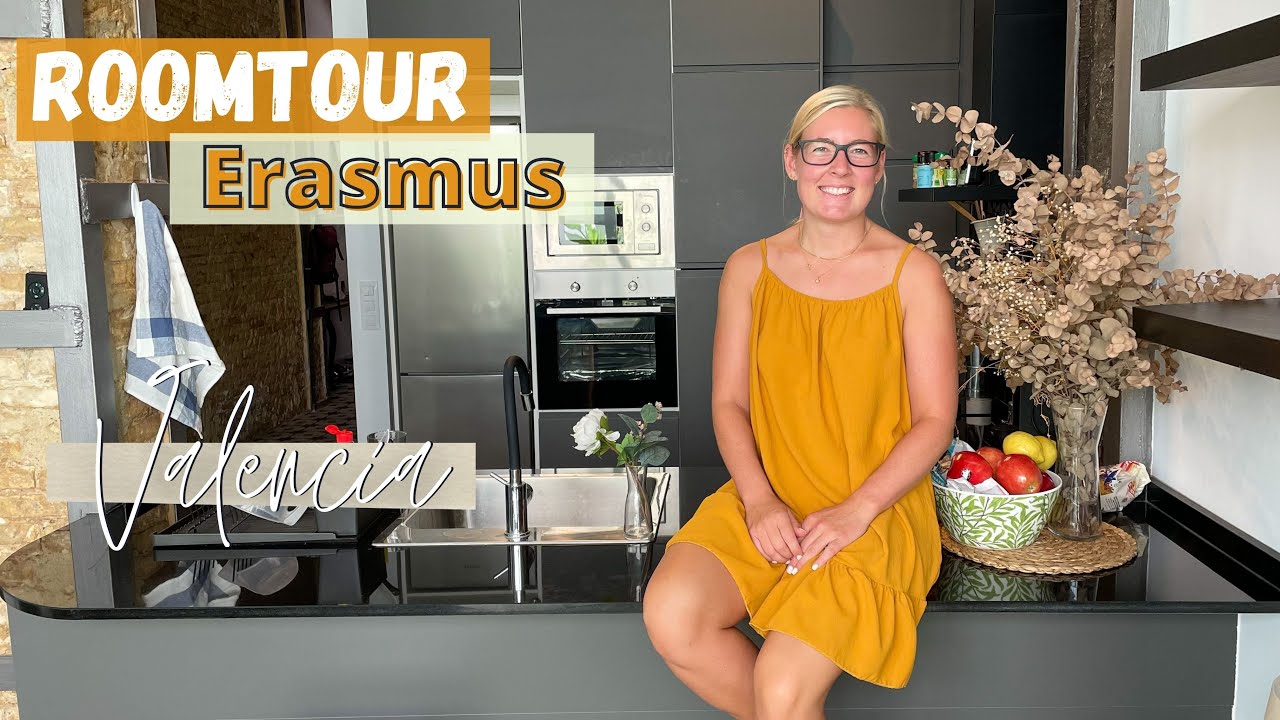 Roomtour Auslandssemster Erasmus / wohnen in Spanien / Wohnung in Valencia / Uniplaces