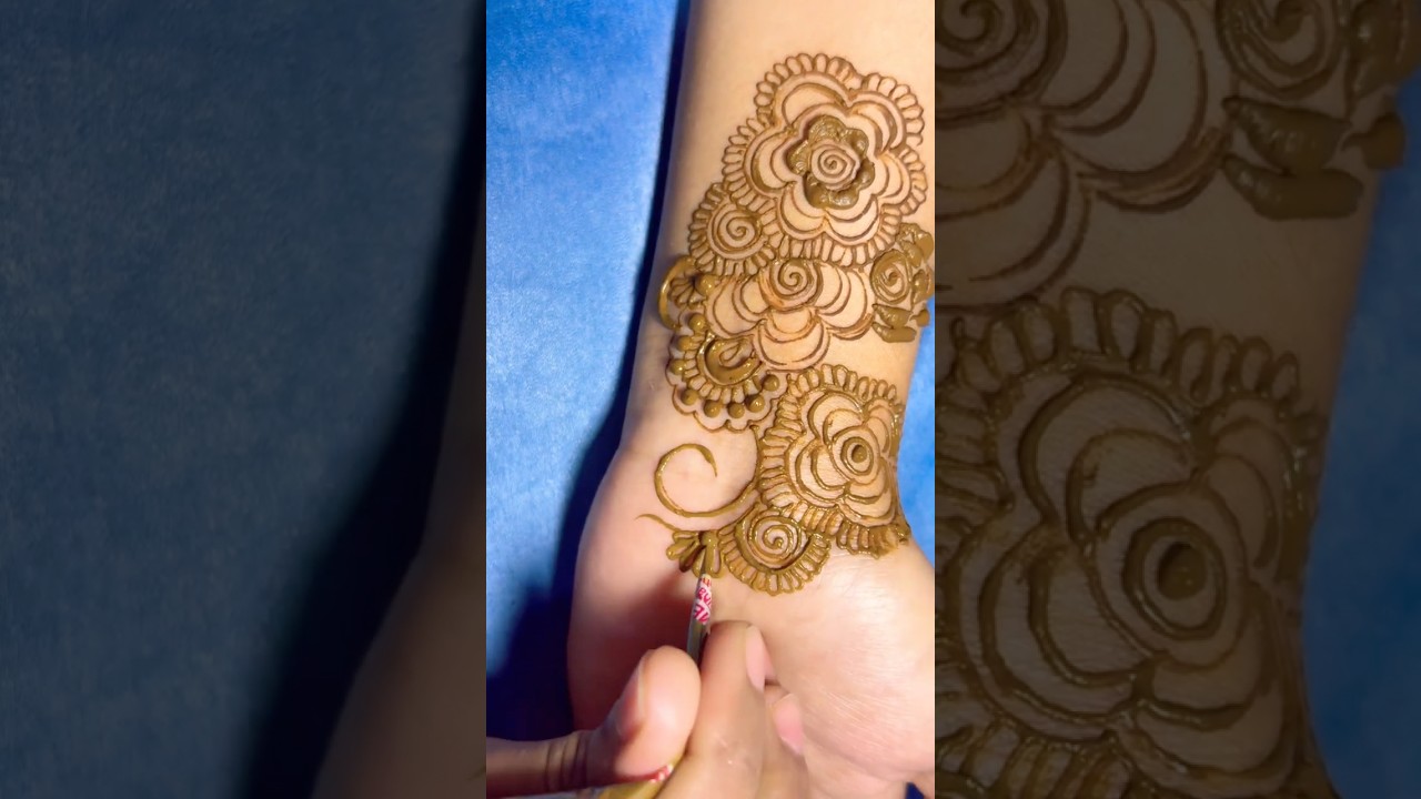 Full tutorial uploaded plz check my recent video #easymehenditutorial #mehndi #hennadesign #henna