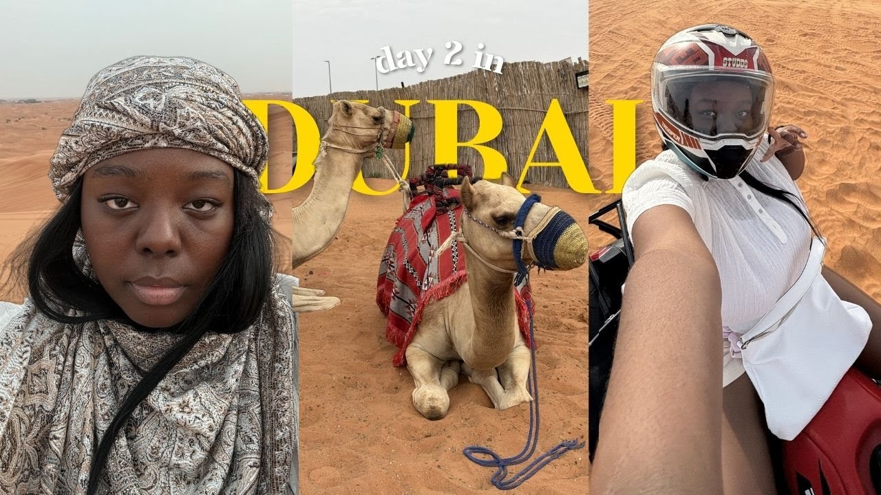I Rode Through the Dubai Desert… and Met a CAMEL 🐪