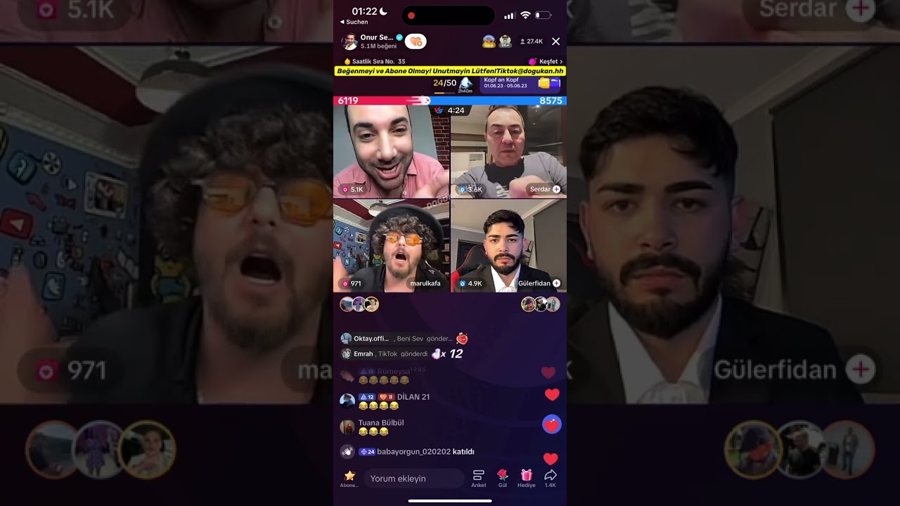 🔴 Onur Sermik 01.06.2023 (Part 3/3) Tiktok Canlı Yayın