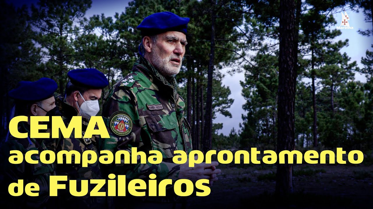 Chefe do Estado-Maior da Armada acompanha aprontamento de Fuzileiros