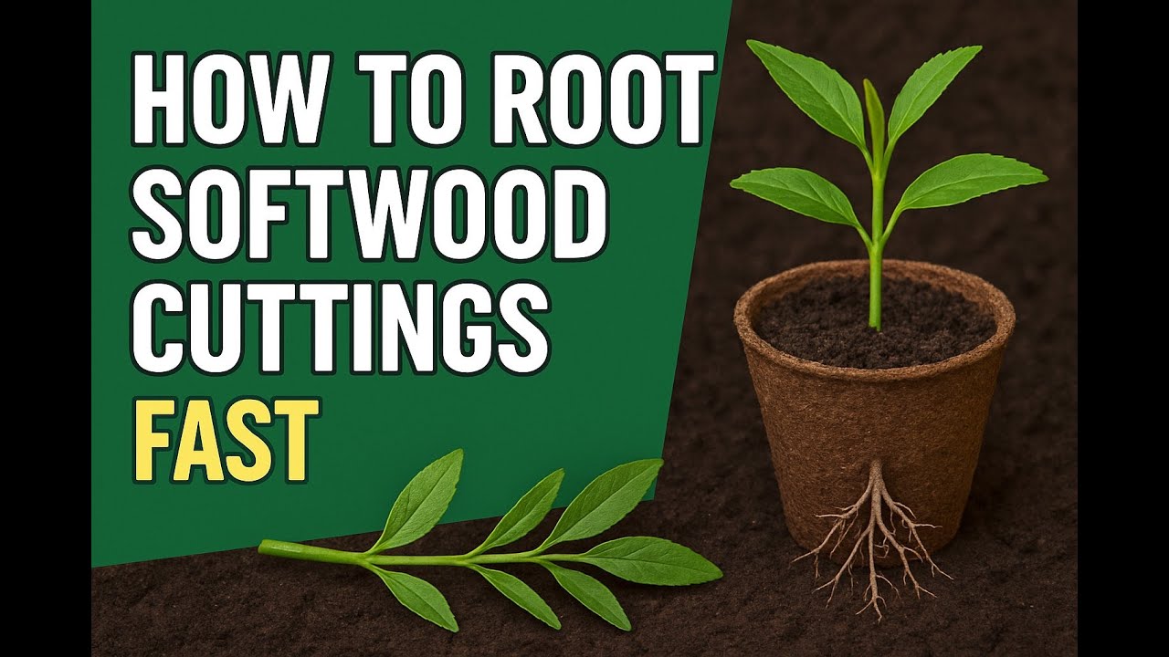 How to Root Softwood Cuttings Fast | Step-by-Step Propagation Guide for Beginners