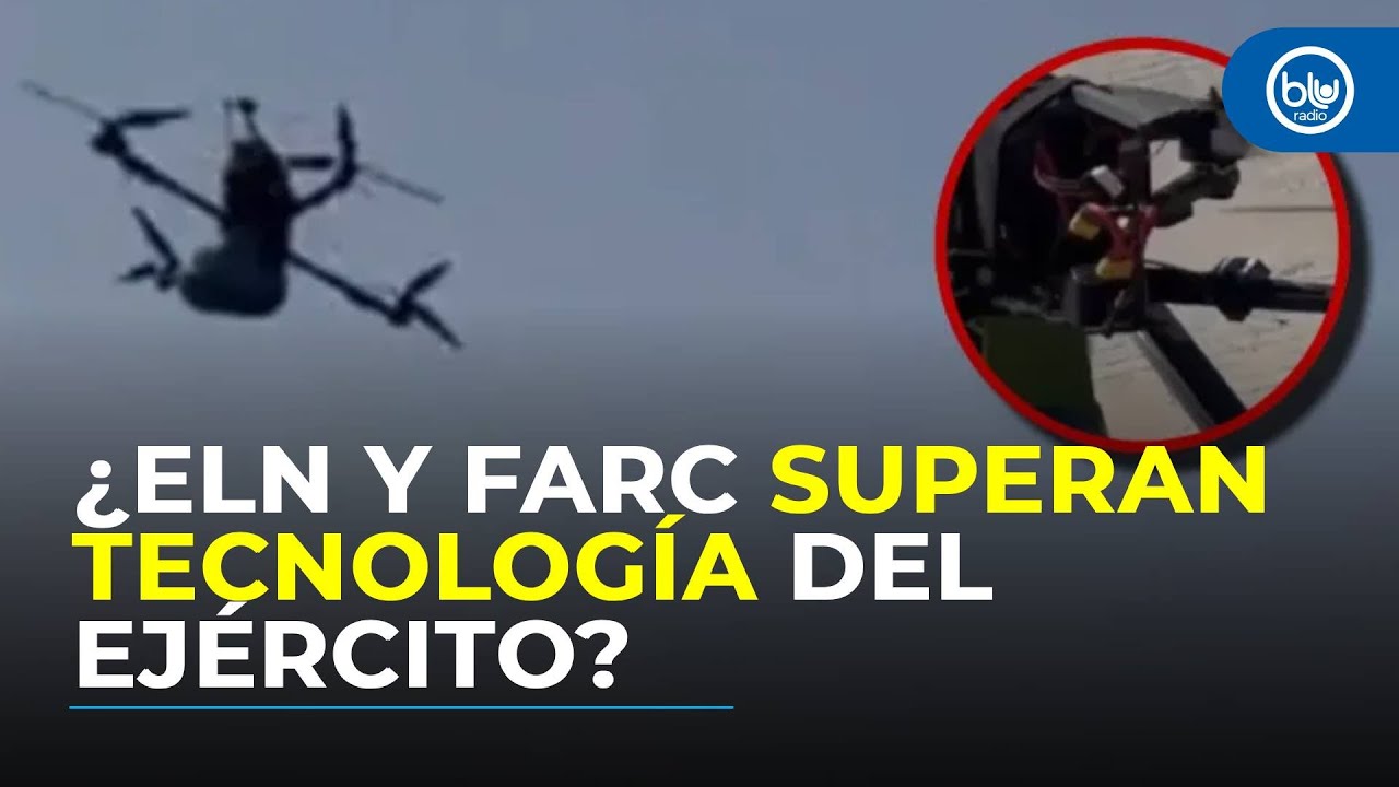 Drones con fibra óptica dejan obsoletos los sistemas antidrones de la Fuerza Pública: así los usan