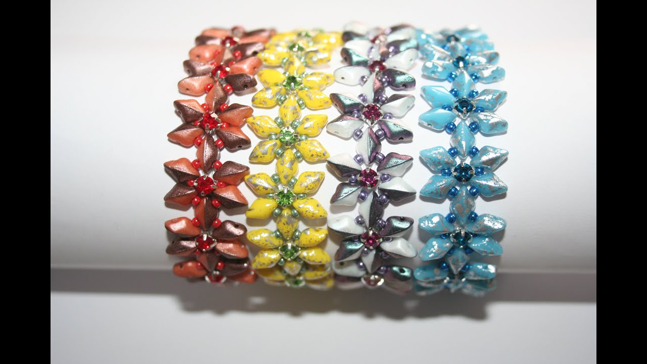 DIY Tutorial Bracciale Anis con perline Gemduo
