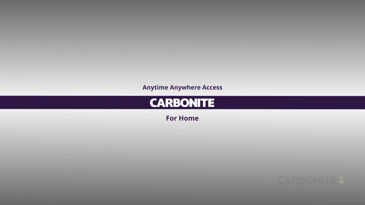 Restoring Individual Files with Anytime Anywhere Access - Carbonite Safe Backup