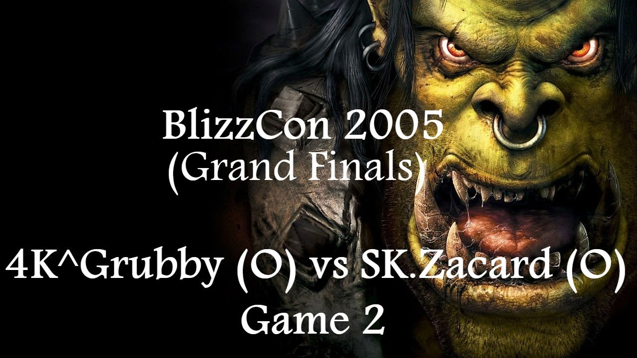 Warcraft 3 - BlizzCon 2005 (Grand Finals) 4K^Grubby (O) vs SK.Zacard (O) Game 2