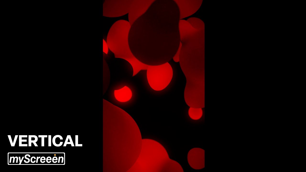 Relaxing Red Lava lamp | Vertical Screen saver