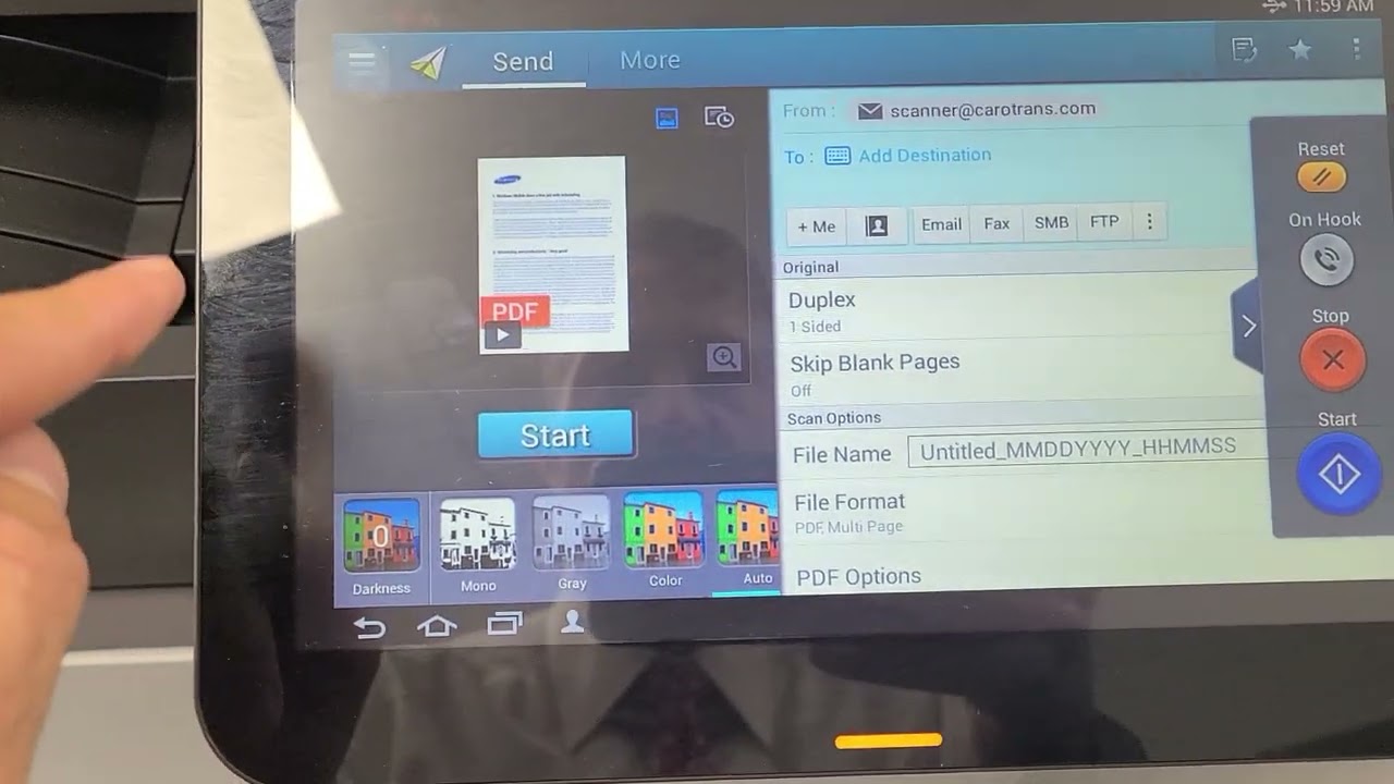 scan to USB Samsung X4300 X4250