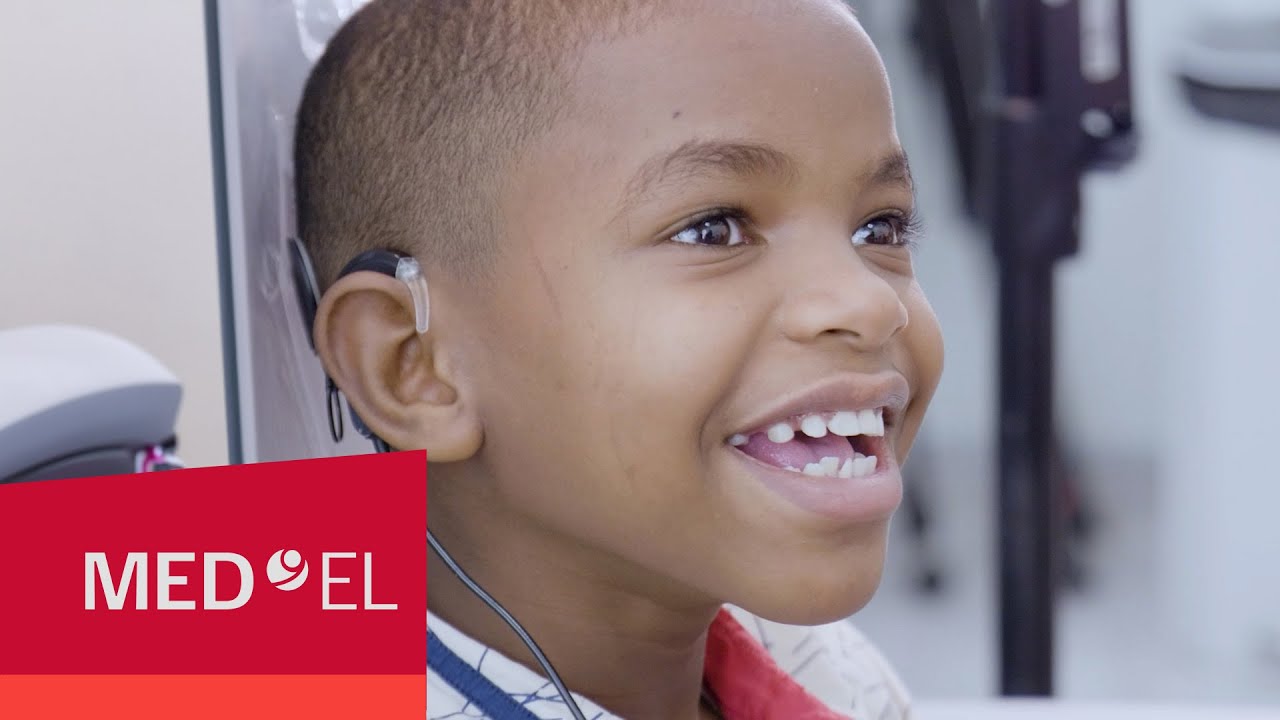 Sudanese Boy Hears With His Cochlear Implant for the First Time | MED-EL
