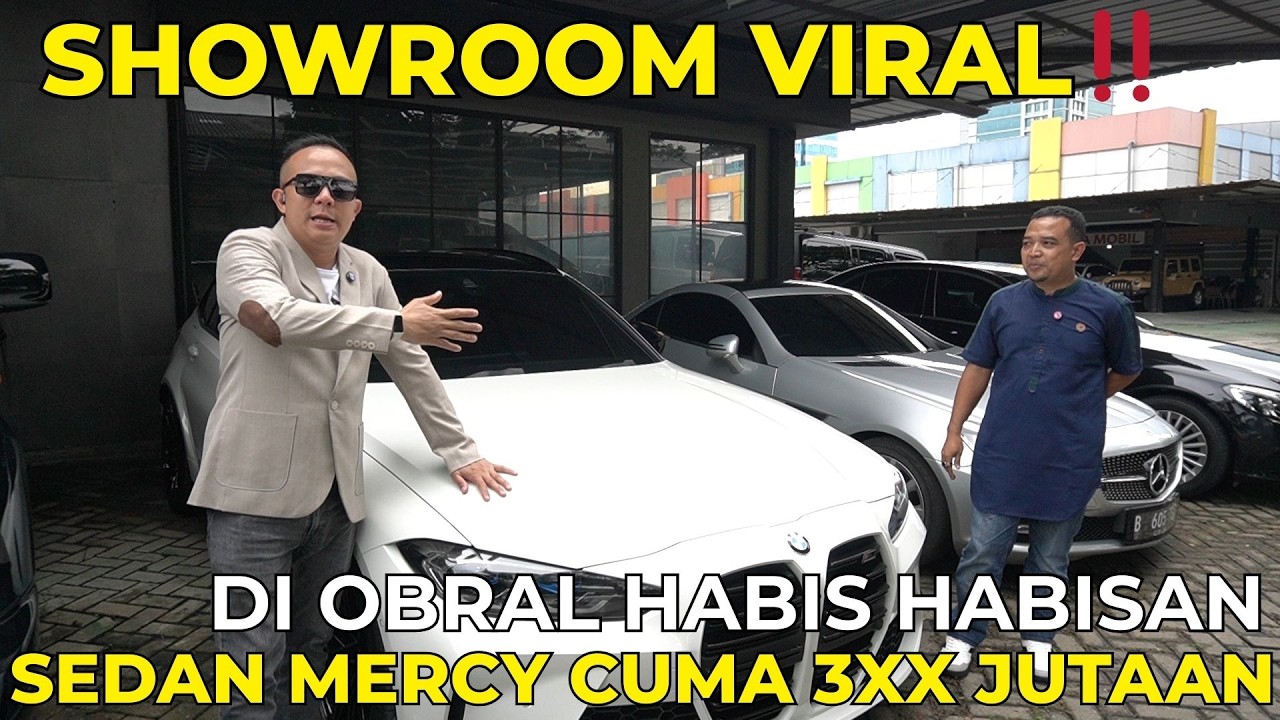 DI OBRAL HABIS-HABISAN‼️SEDAN MEWAH MERCY CUMA 3XX JUTAAN DI SHOWROOM VIRAL