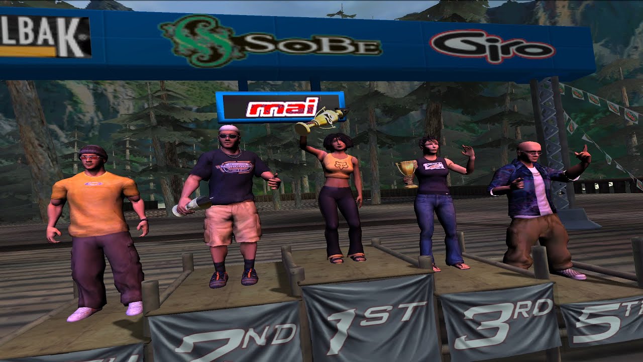 Downhill Domination PS2 Arcade Gameplay (May)