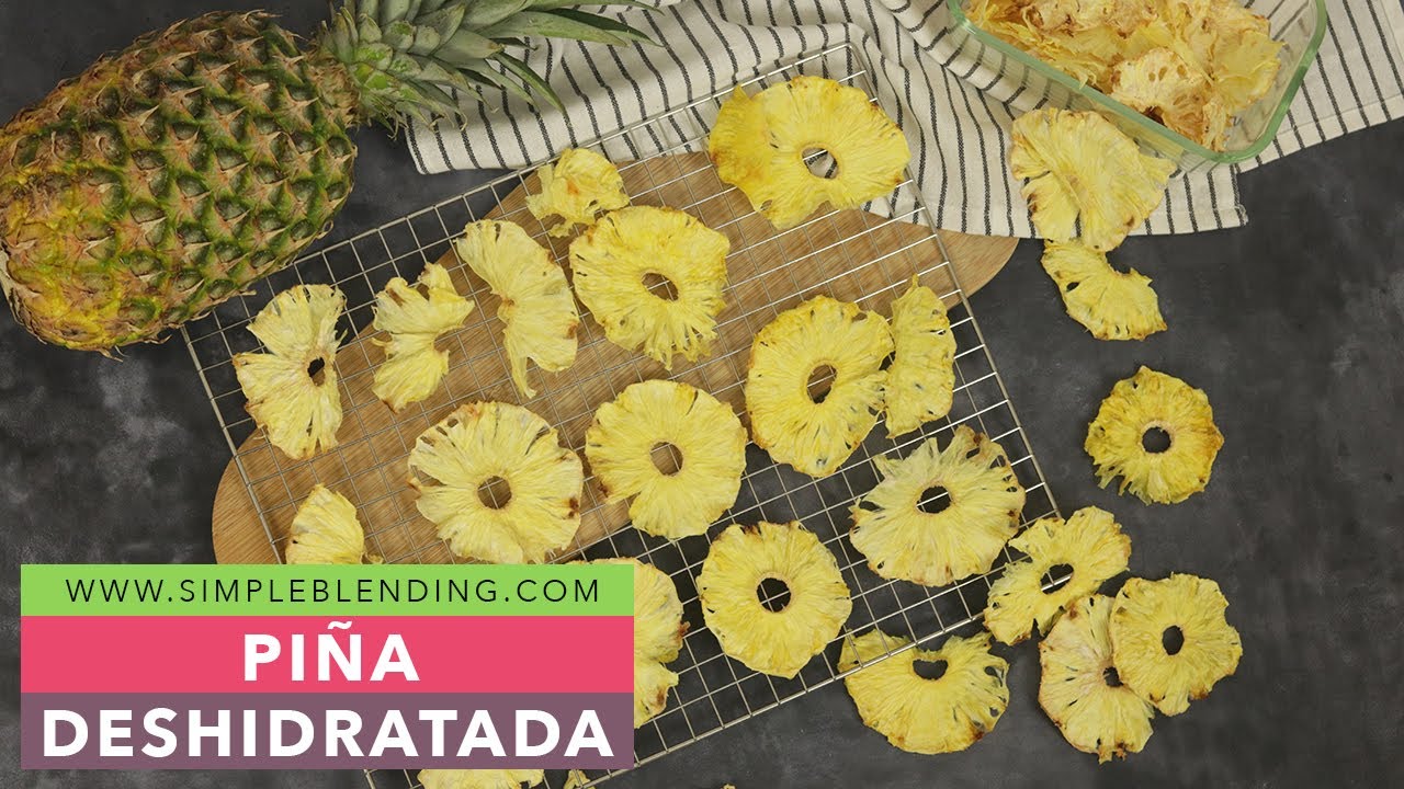 PIÑA DESHIDRATADA | Cómo elaborar deshidratado de piña | Deshidratadora Biochef Kalahari