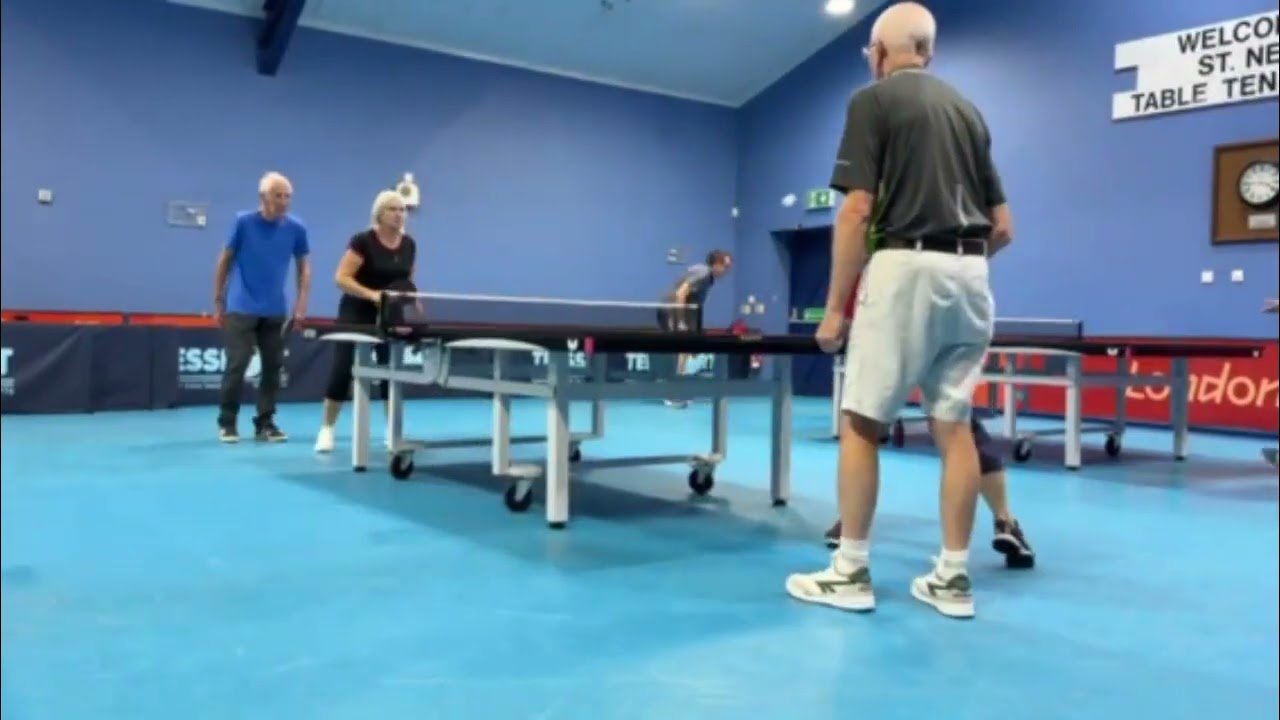 St Neots U3A Table tennis group.