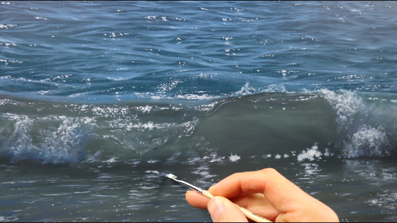 Learn to Create AMAZING Ocean Wave Paintings Easily
