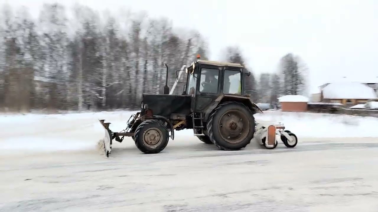 Очистка дорог от снега 258 часть