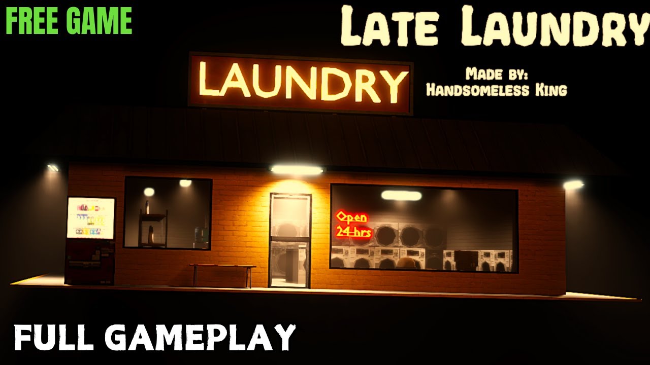 Late Laundry: Full Game in 4K (No Commentary)