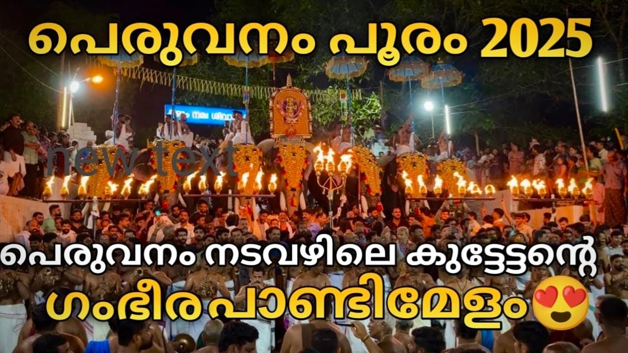Peruvanam Pooram 2025 | Pandi Melam | Peruvanam Kuttan Marar (Part 2)