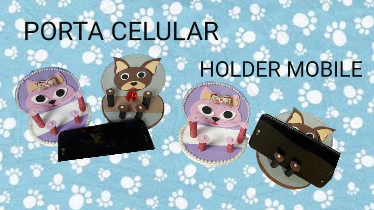 PORTA CELULAR CD E E.V.A , #HOLDER MOBILE, #APOYO TELÉFONO MÓVIL #82