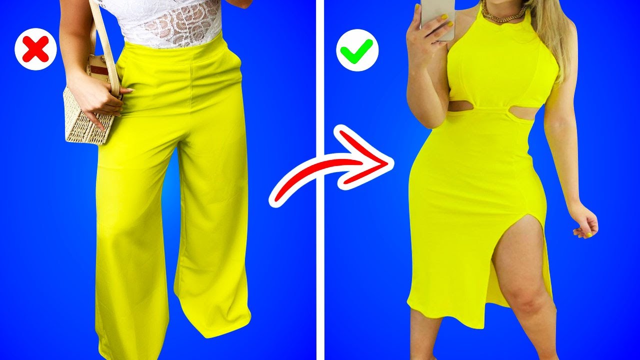 Maneiras Brilhantes de Reutilizar Roupas Velhas | Hacks de Roupas da Moda | Truques de Costura