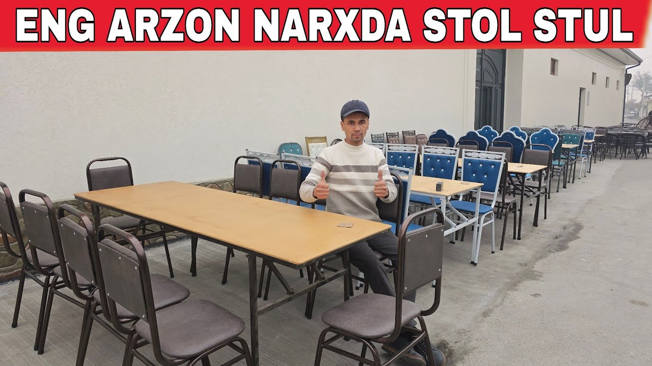 Narxlar tushub ketdi👍 | Toyxona Arenda Uchun Stol Stullar