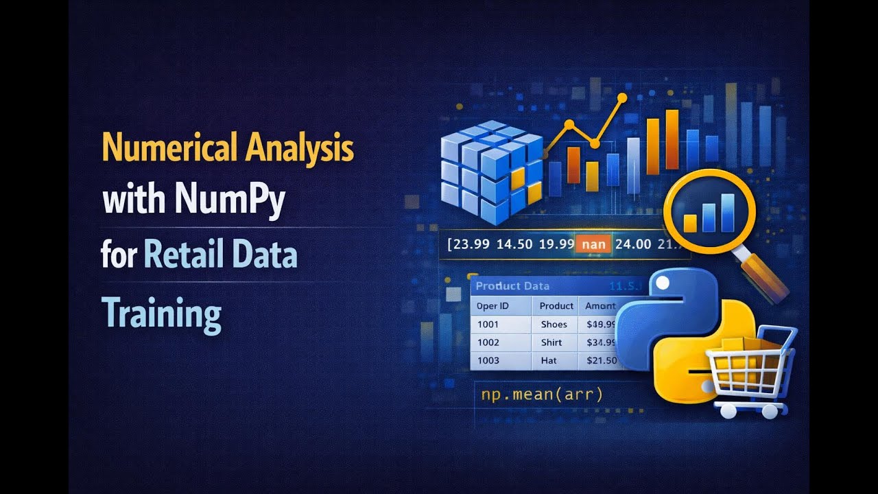 Numerical Analysis with NumPy for Retail Data Training