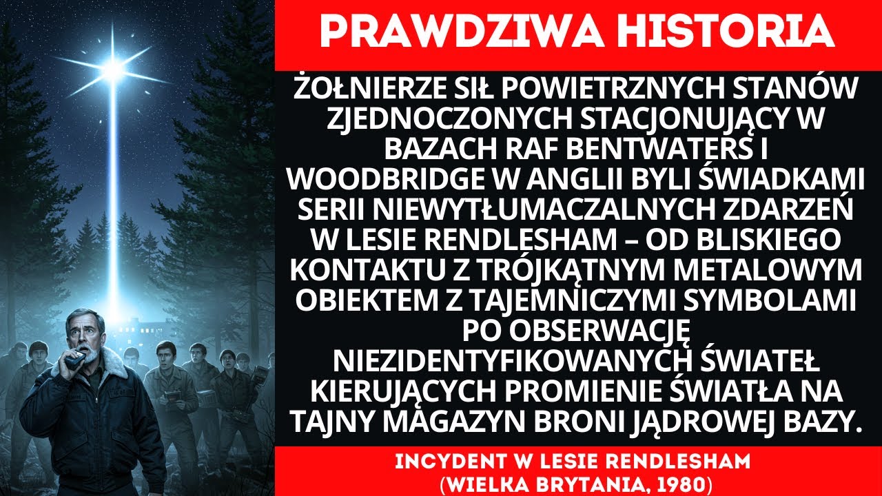 Las Rendlesham 1980: PRAWDZIWE spotkanie z UFO | Tajne dokumenty Sił Powietrznych USA