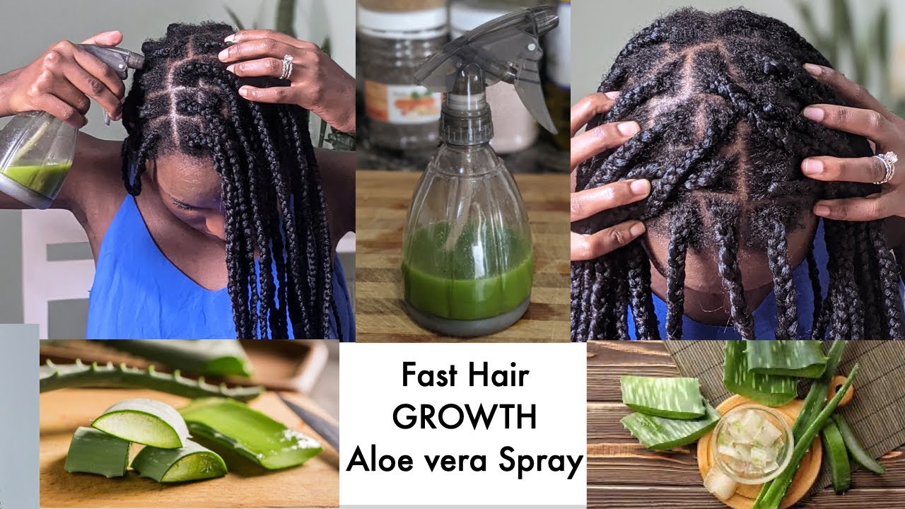ALOE VERA SCALP Treatment Spray For Hair Growth | Use This Everyday To Grow Your Hair Fast