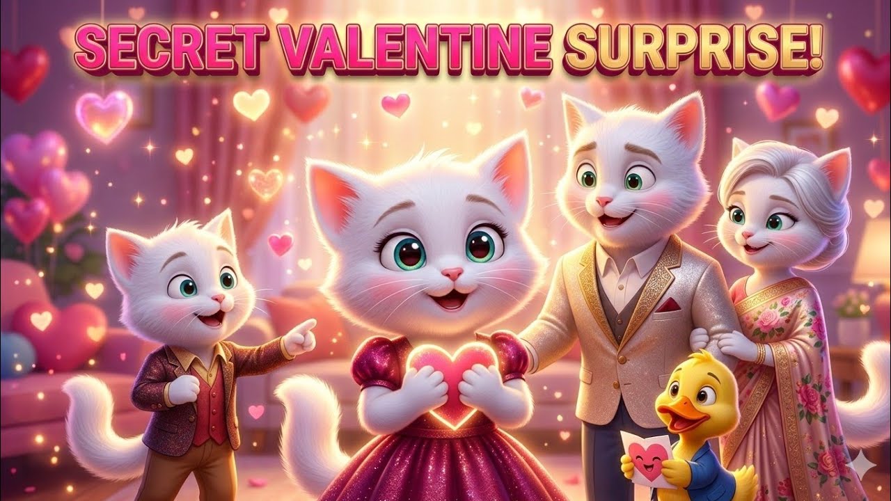 💖✨ Secret Valentine Surprise 🎁🌹 | cartoon | viral video | Valentine Day | 
